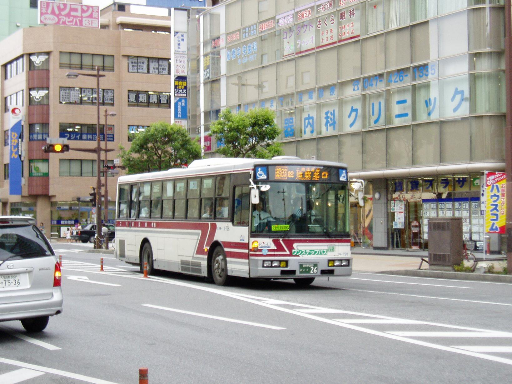 船橋新京成バス（鎌ヶ谷大仏→船橋駅北口）_d0041391_21561234.jpg