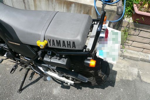 廃盤品　ヤマハ TW200 キジマ タンデムバー ロング 廃盤品】 ヤマハ tw200 tw225キジマ タンデムバー ロング - メルカリ