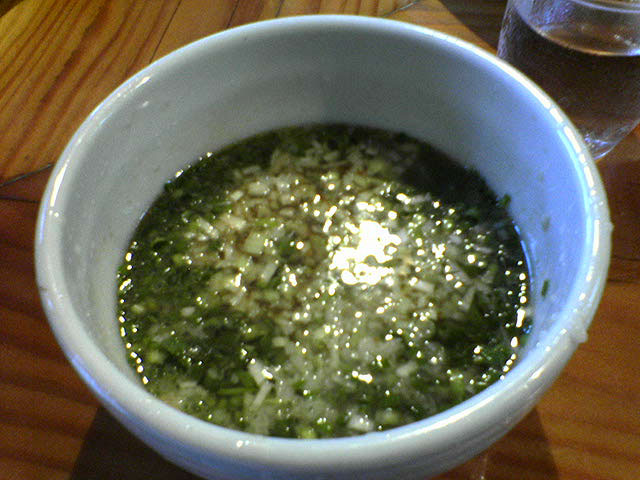 まる麺堂(○麺堂) 2007年TSUNAMIとWスープつけ麺_a0016730_1840535.jpg