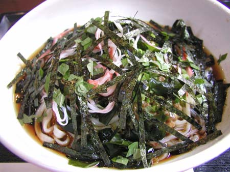 花坊さんの冷やし納豆うどん_f0053279_055089.jpg