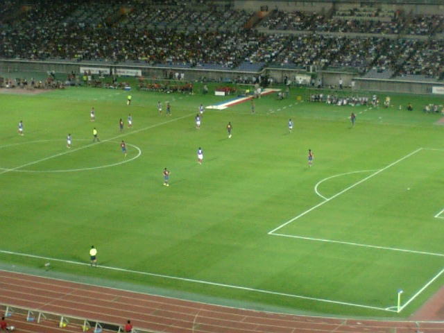 FマリノスvsFC BARCELONA @ 日産スタジアム_e0039513_10371128.jpg