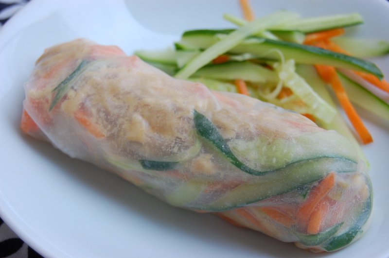 野菜だけの生春巻き_e0110659_11544472.jpg