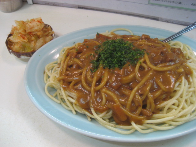 サンモリノのカレースパゲッティ＠立川_b0042308_1453026.jpg