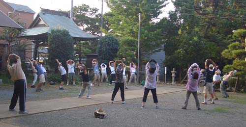 青空クラブ夏早朝小出川コースウォーキング_e0108066_6483356.jpg