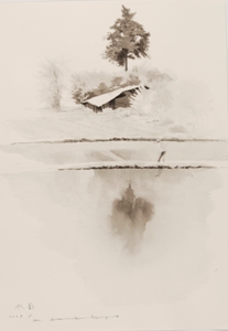 川端紘一水墨水彩画 川端紘一水墨水彩画