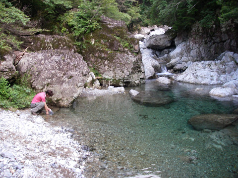 弥山川コースで弥山・八経ケ岳へ（１日目）_c0002874_2045418.jpg