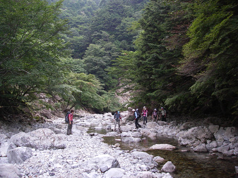 弥山川コースで弥山・八経ケ岳へ（１日目）_c0002874_20464652.jpg