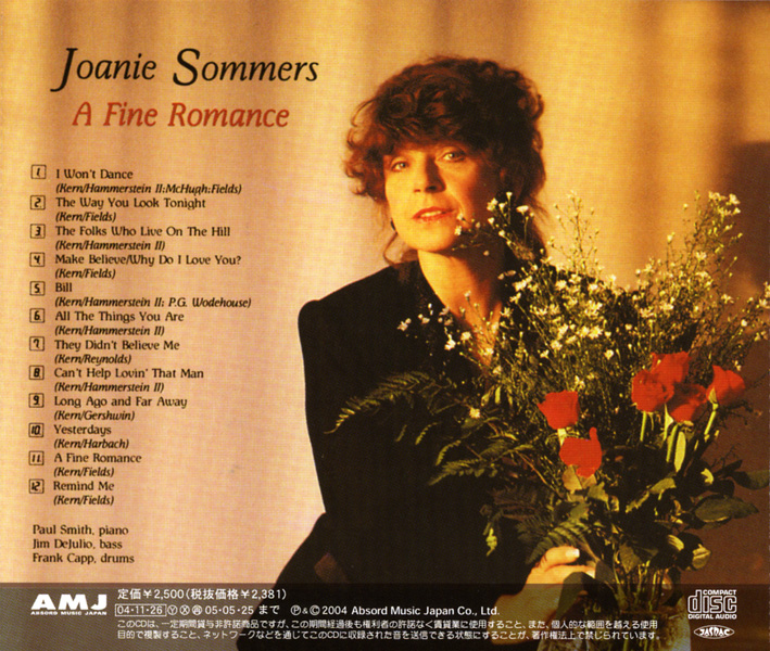 ジョニー・ソマーズ（Joanie Sommers）「ファイン・ロマンス」（1992）_e0042361_2259577.jpg