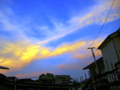 台風去って、輝く空♡_c0078480_2319566.jpg