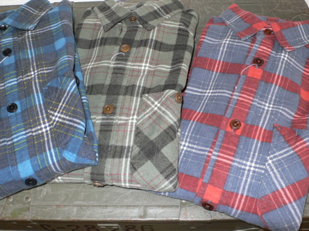 TABLOID NEWS   Print Check Flannel Work Shirts_c0134310_216335.jpg