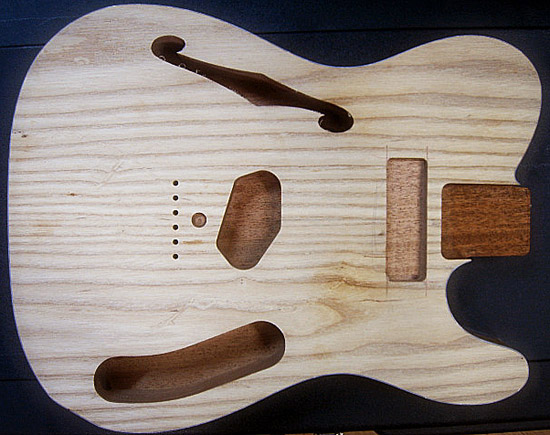 Moderncaster Solid Thinline #004用のBody生地。_e0053731_18334243.jpg