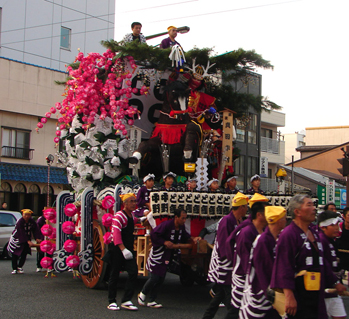 盛岡秋祭り　と組（中野）　　　　　本町交差点_a0080120_1918486.jpg