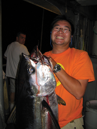 9月 マグロ釣り グンジ家の食卓