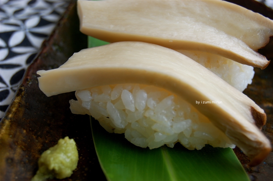 ベジタリアンのあわび寿司 Vege Dining 野菜のごはん