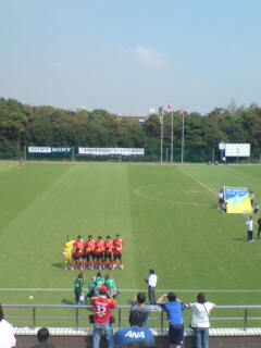 高円宮杯　vs 福岡　試合開始_b0036243_1104223.jpg