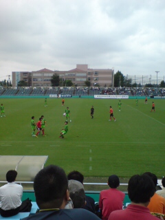 高円宮杯　vs 広島皆実　前半終了_b0036243_1159183.jpg