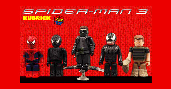 スパイダーマン3 キューブリック6種　コンプリートセット スパイダーマン3 キューブリック6種 コンプリートセット