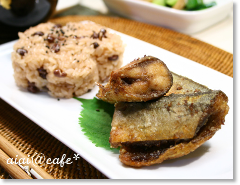 サンマの竜田揚げ_a0056451_12461445.jpg