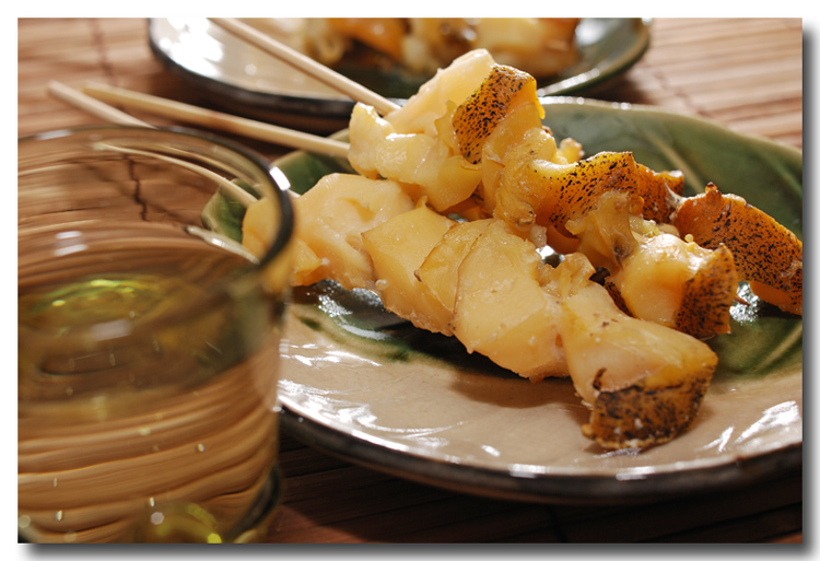 ツブ貝の串焼き レモンやスダチをギュッと搾ってパクッ 魚屋三代目日記 ツブ貝の串焼き レモンやスダチをギュッと搾ってパクッ 魚屋三代目日記