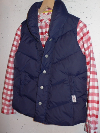 NATURAL LAUNDRY  　　　Nylon Down Vest _c0134310_21215914.jpg