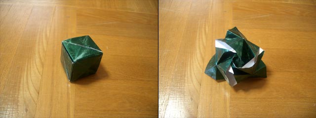 チョコレートの包み紙を使用して 福山ローズ と Magic Rose Cube を作る Mrtn Directory