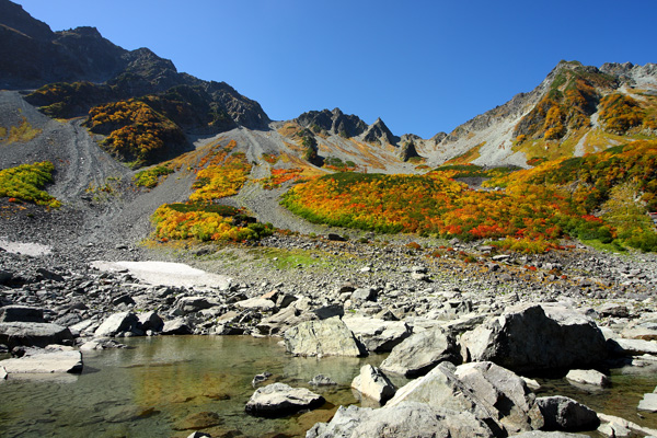 2007年10月10日　涸沢の紅葉（１）_d0067451_15133517.jpg