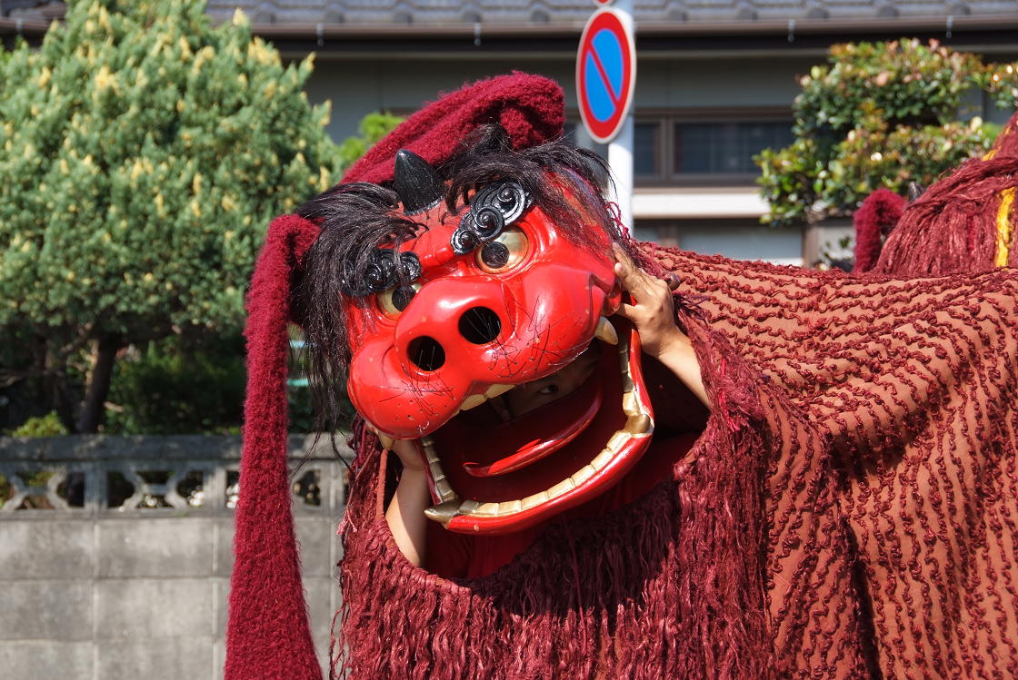 小川阿蘇神社秋祭り 獅子舞_c0005030_21481037.jpg