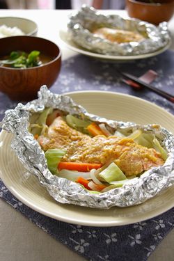 シブヤ大学MOTTAINAI学科~あまり野菜で郷土料理・チャンチャン焼き_a0083222_10302630.jpg