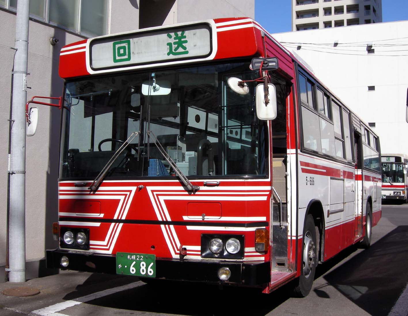 中央バス 1989年式の日野車 : バス、鉄道、車、船・・・