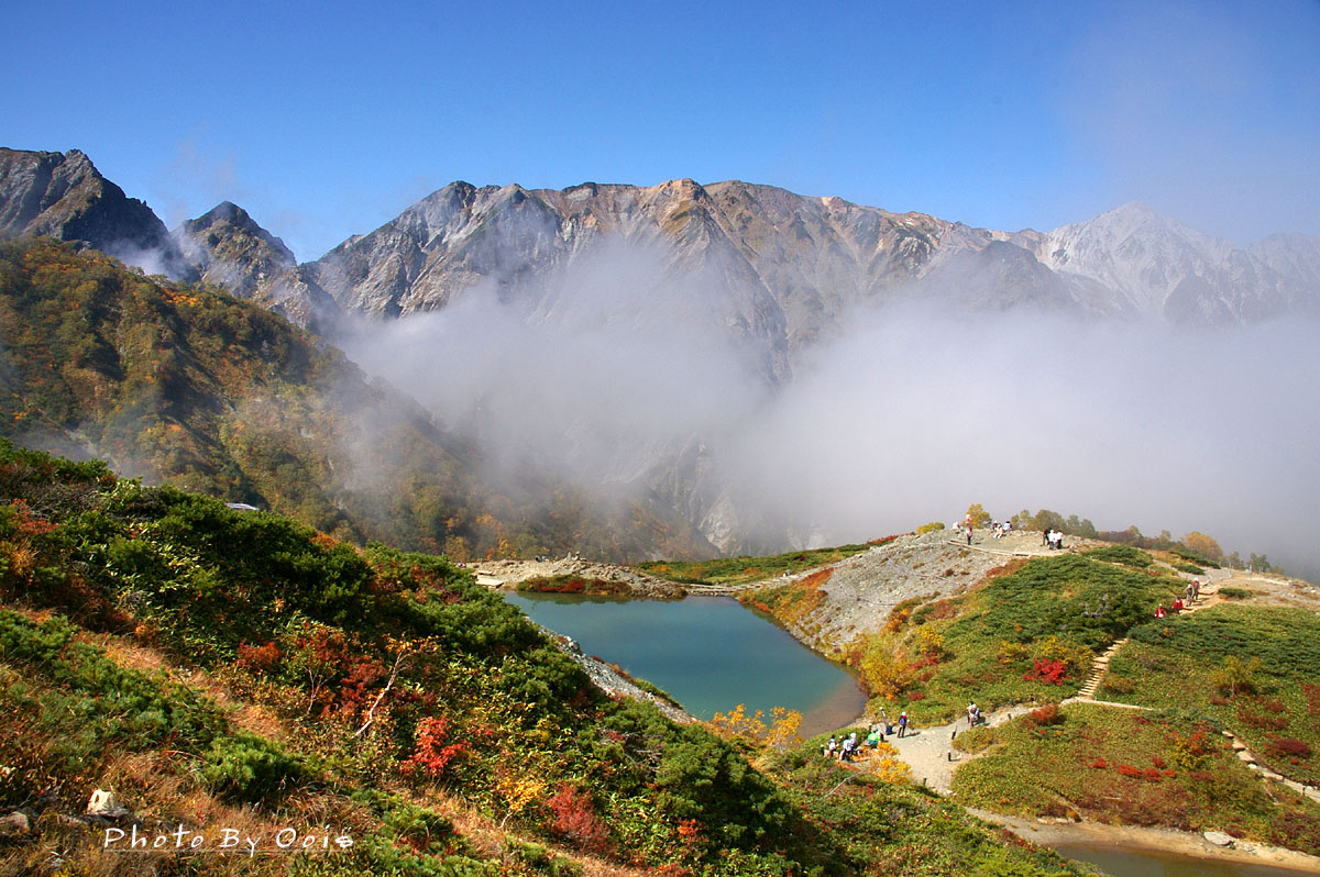 八方池の紅葉 蔵出しの１枚