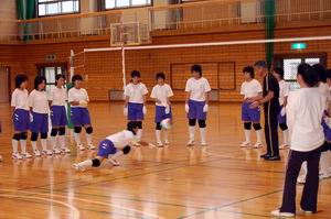中学生バレーボール教室②_d0010630_10224421.jpg