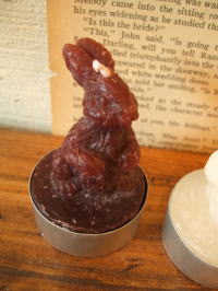 tree candle & rabbit candle_c0118809_18584634.jpg