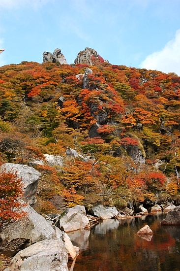 ２００７年秋のドタバタ九重詣で　～紅葉の大船山～（⑥　御池～下山編）_e0013365_7205766.jpg