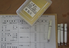 陶芸 道具 棒目計 ボーメ計 陶芸ブログ さるのやきもの