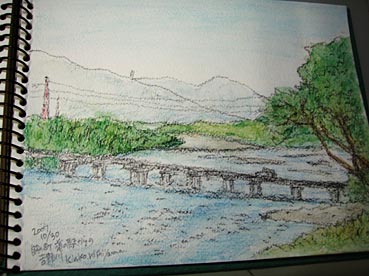 色鉛筆で風景スケッチ 10 30 きんこ 日々笑々 ヘラヘラ