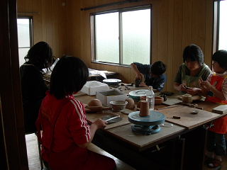 5人の体験陶芸_e0109554_1924489.jpg