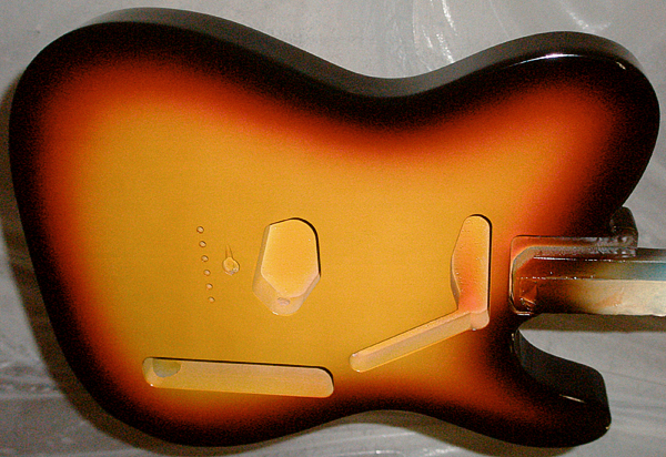 60\'s風 3 Tone Sunburst色のModerncaster T #009。_e0053731_20245875.jpg