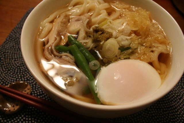 温玉乗せあったかうどん & 温玉の作り方_f0141419_5503633.jpg