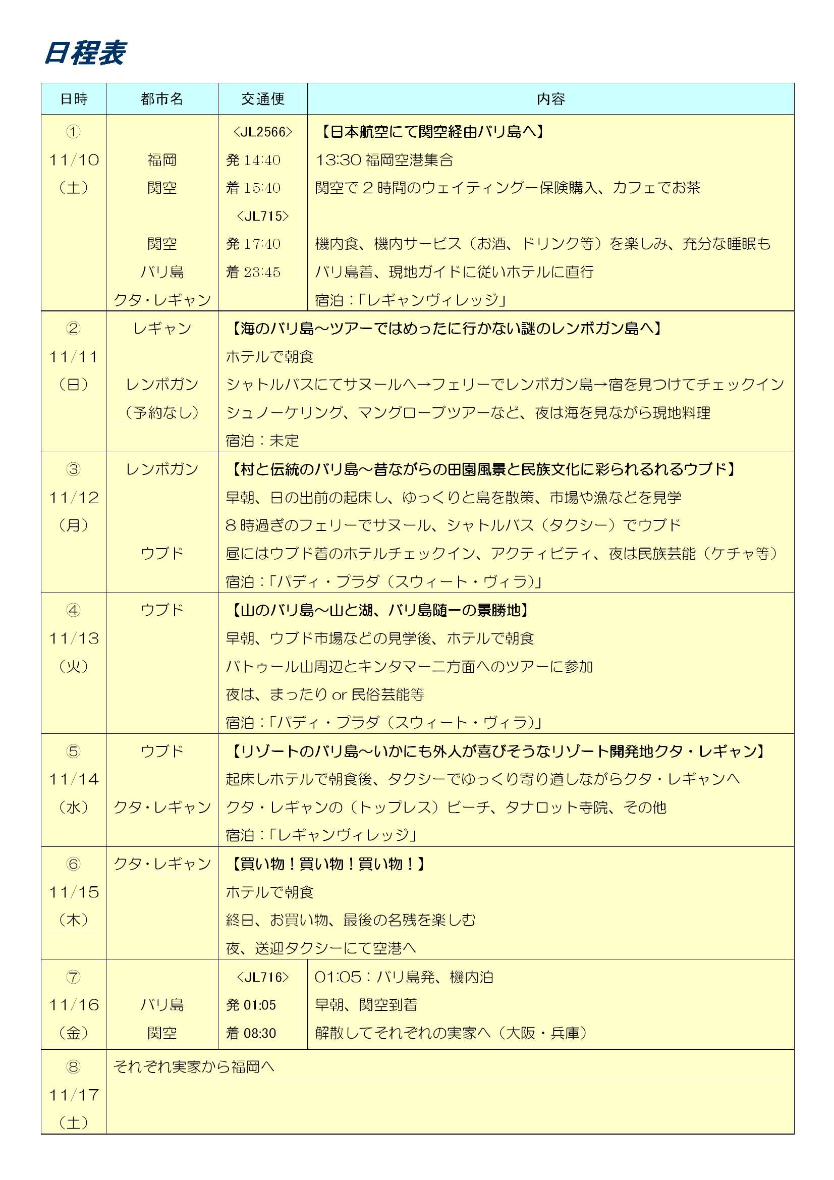 いよいよ明日、合同ハネムーン! 2007.11.9_b0002156_1581547.jpg