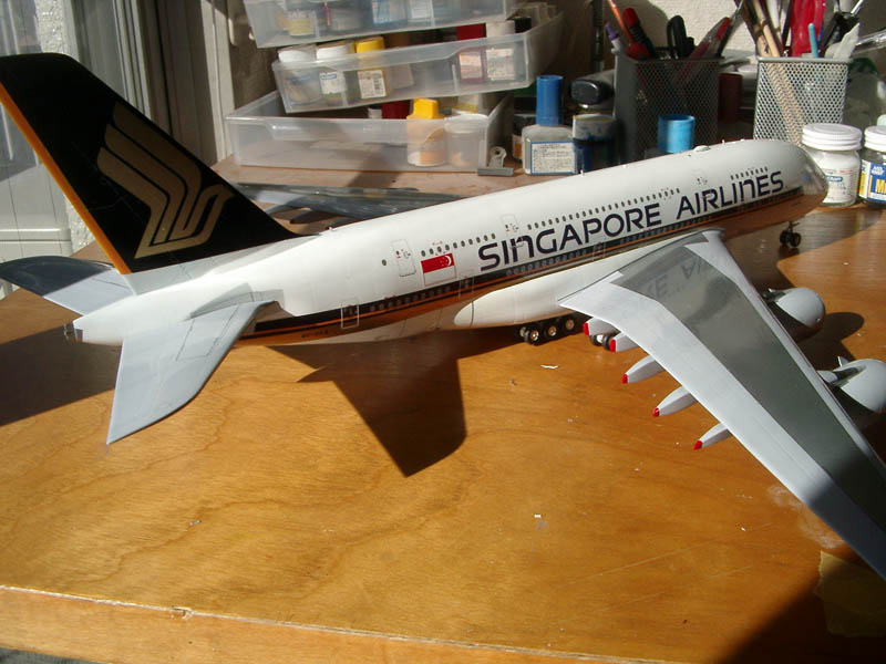 エアバスＡ３８０【シンガポール航空】製作記録（製作開始２００６年３ 