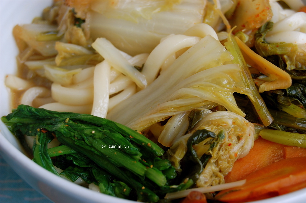 肉なしすき焼きで すき焼きうどん Vege Dining 野菜のごはん