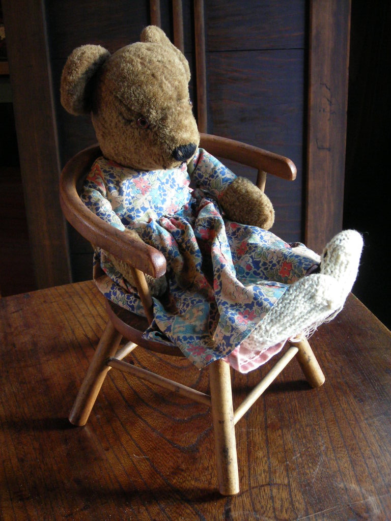 アンティーク 可愛いクマさんのロッキングチェア - 椅子/チェア