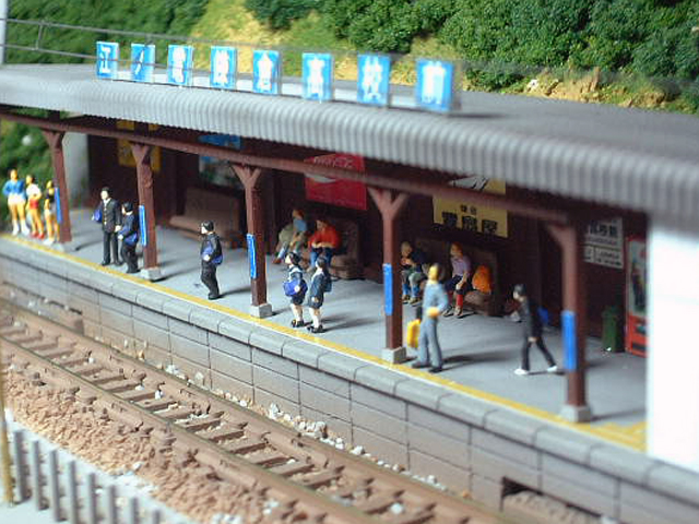 専用【江ノ電ジオラマ】鎌倉高校前駅・踏切・七里ガ浜一体化 N