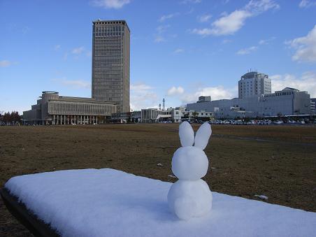 ひさびさの「今日の雪だるま」_f0118332_1735178.jpg