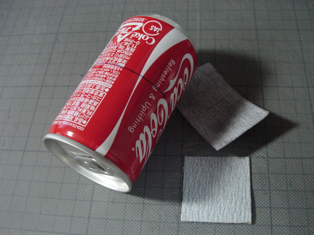 アルコールストーブを磨こう // 缶の塗膜研磨_f0113727_513643.jpg