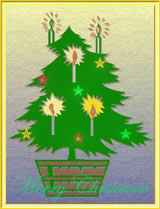 クリスマスツリー アニメ Jtrimで加工