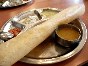 マサラ・ドーサ＠Saravana Bhavan_a0080858_23485629.jpg