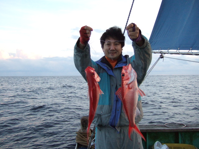 八丈島にて高級魚♪　爆釣～♪(^O^)／_f0033986_1640520.jpg