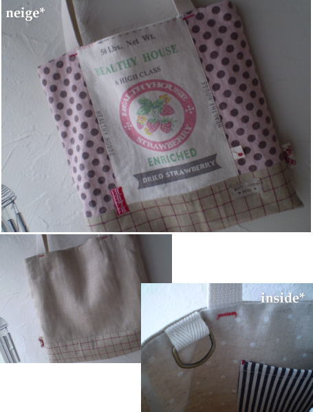 大きな水玉がキュートな おけいこbag♪_f0023333_10103224.jpg