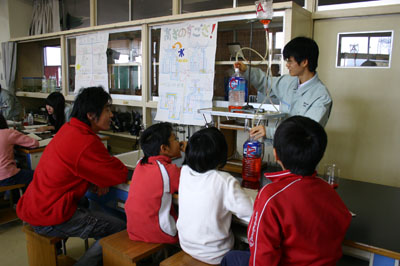 2007年11月30日(金) 洞窟完成?_a0062127_20141047.jpg